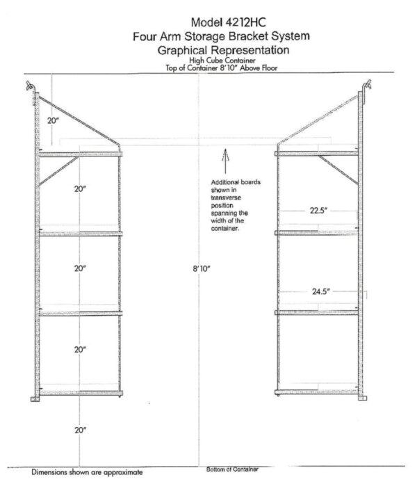 Four Shelf Bracket – 4210 - Image 2