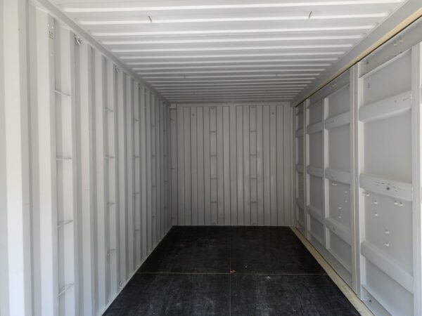 20′ x 8′ x 8.5′ Tall– New **OPEN SIDE**Shipping/Storage Container-STANDARD HEIGHT– Wind and Watertight – BEIGE - Image 7