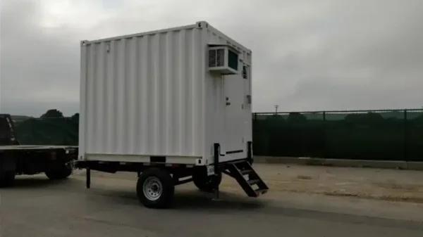 10ft Mobile Office Container With Trailer - Image 2