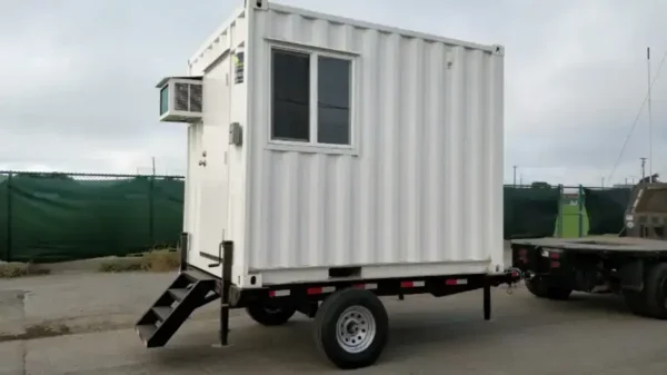 10ft Mobile Office Container With Trailer - Image 3