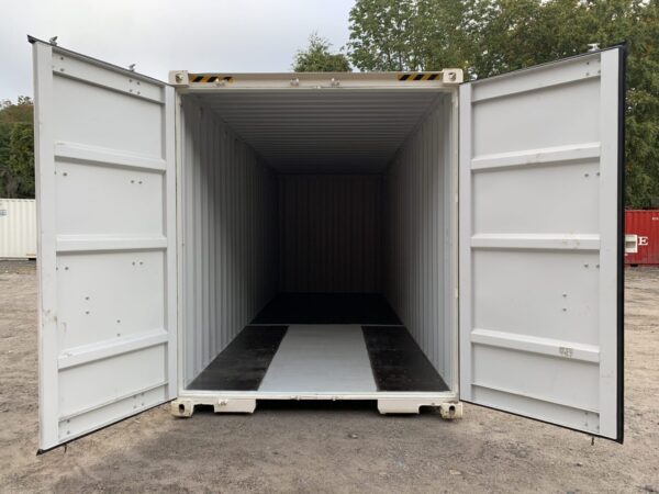 ***UNIQUE***24′ x 8′ x 9.5′ Tall – New *High Cube* Shipping/Storage Container – Wind and Watertight-WHITE - Image 5
