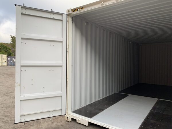 ***UNIQUE***24′ x 8′ x 9.5′ Tall – New *High Cube* Shipping/Storage Container – Wind and Watertight-WHITE - Image 3