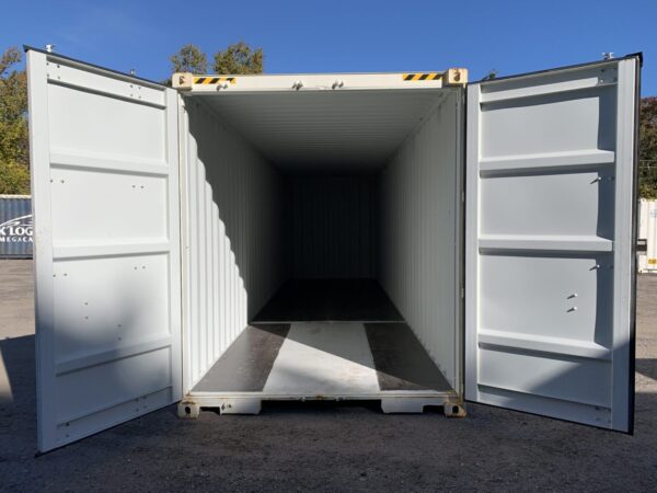 30′ x 8′ x 9.5′ Tall – New *High Cube** Shipping/Storage Container – Wind and Watertight-WHITE - Image 7