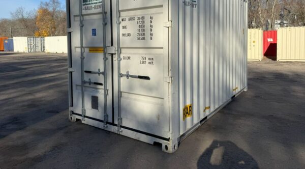 ***UNIQUE***16′ x 8′ x 9.5′ Tall – New *High Cube* Shipping/Storage Container – Wind and Watertight-WHITE - Image 2