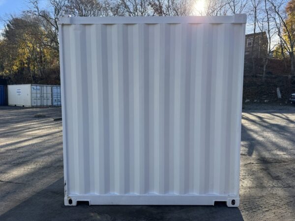 10′ x 8′ x 8.5′ Tall– New Shipping **Standard Height** Storage Container – Wind and Watertight – WHITE - Image 5