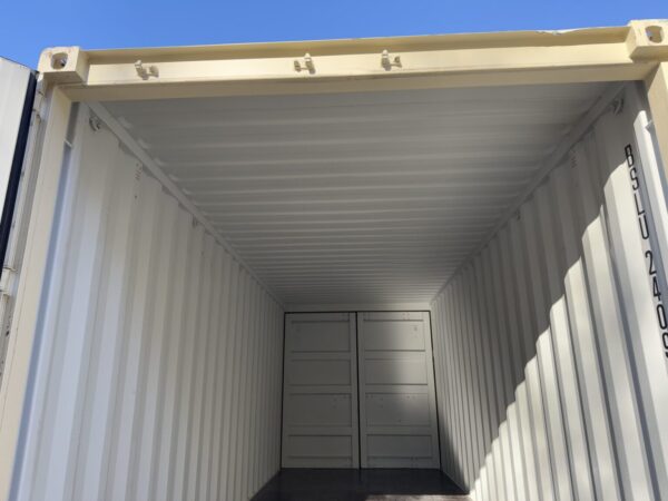 20′ x 8′ x 8.5′ Tall – New **DOUBLE DOOR**Shipping/Storage Container – Wind and Watertight–BEIGE - Image 9