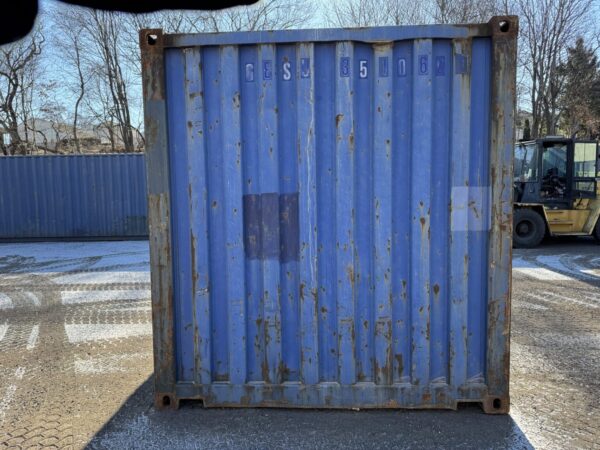 20′ x 8′ x 8.5′ Tall –**STIFF HINGES**Used Shipping / Storage Container-Wind and Watertight – BLUE - Image 6