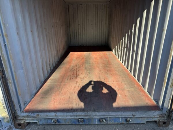 20′ x 8′ x 8.5′ Tall –**STIFF HINGES**Used Shipping / Storage Container-Wind and Watertight – BLUE - Image 2