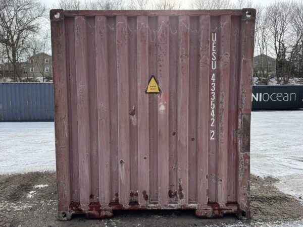 40′ x 8′ x 8.6′ Tall –Used *STANDARD HEIGHT* Shipping / Storage Container-Wind and Watertight – RED - Image 7