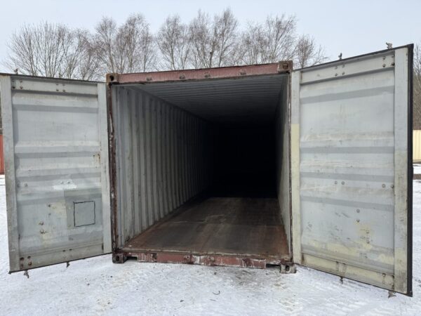 40′ x 8′ x 8.6′ Tall –Used *STANDARD HEIGHT* Shipping / Storage Container-Wind and Watertight – RED - Image 4