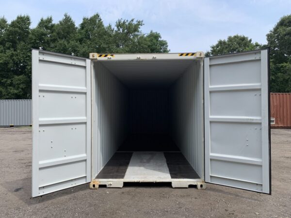 30′ x 8′ x 9.5′ Tall – New *High Cube** Shipping/Storage Container – Wind and Watertight-WHITE - Image 4