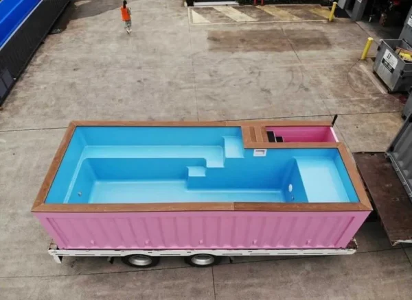 Buy Pink 20 Ft Container Pool